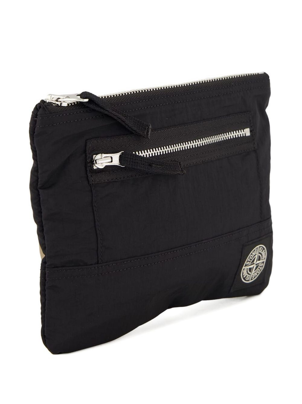 logo-patch zip-fastening wallet - 2