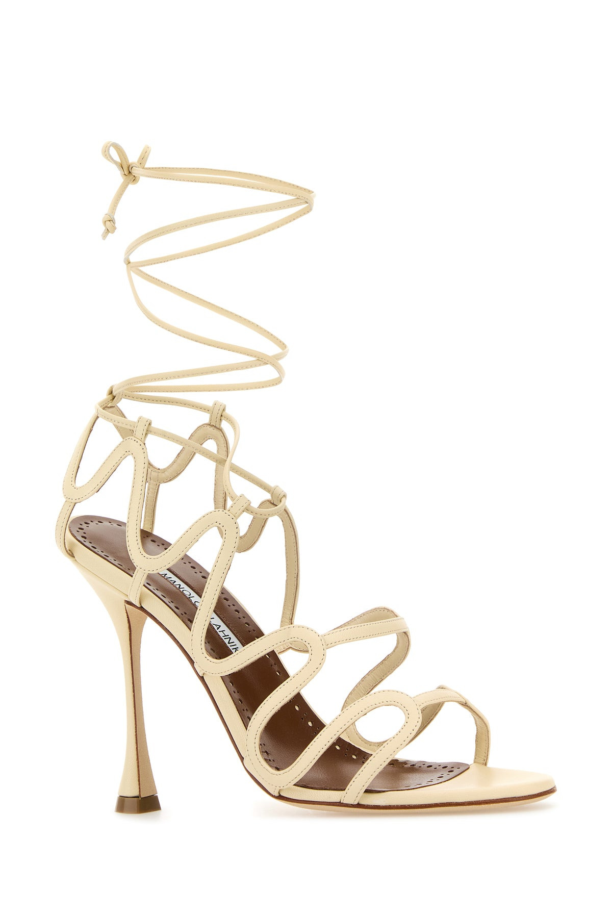 Cream leather Fawda sandals - 2