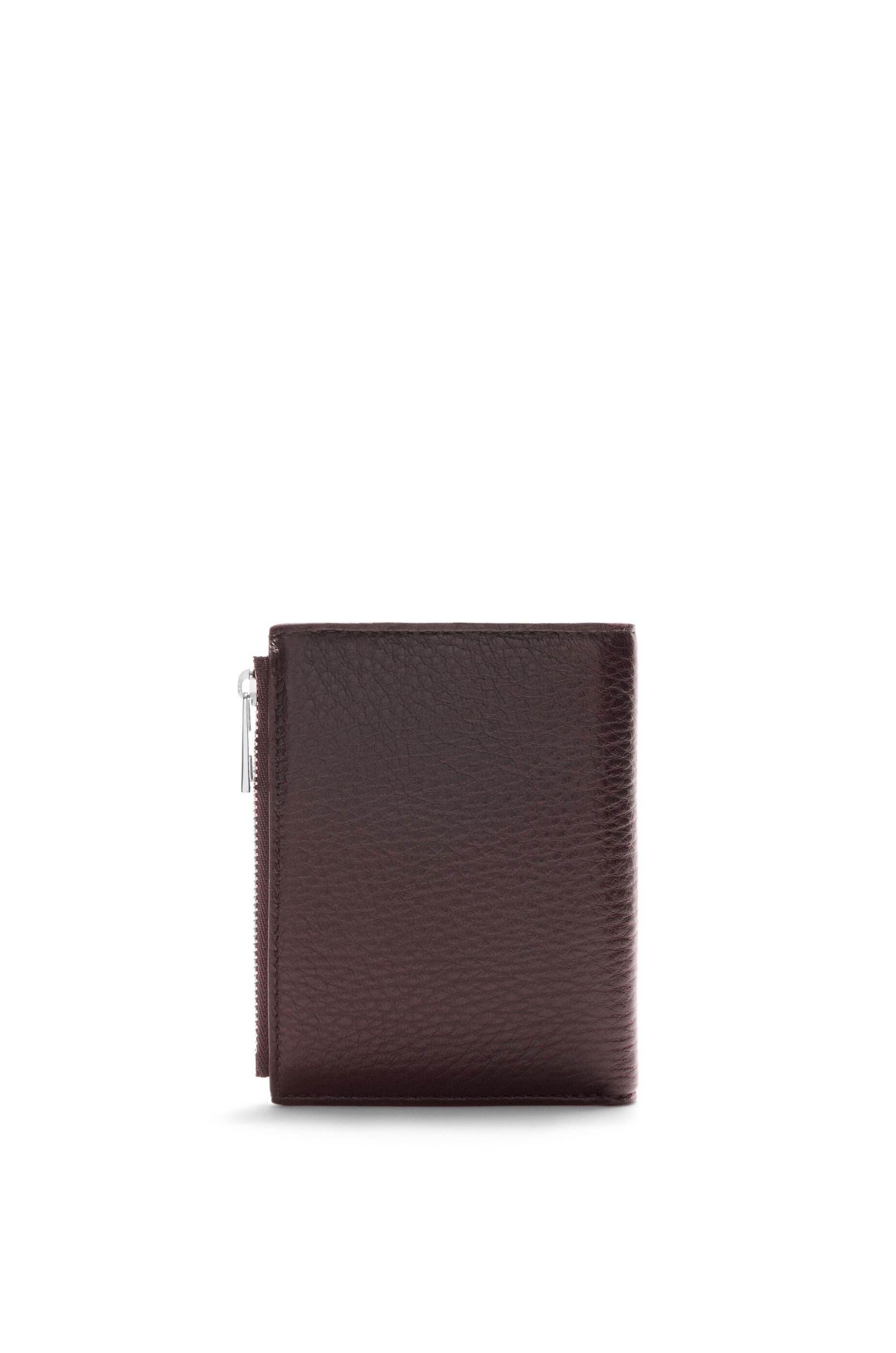 Slim compact wallet in deerskin - 4
