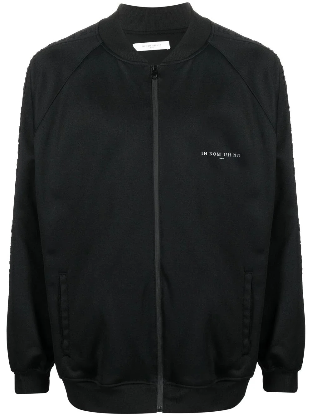 illustrative-print bomber jacket - 1