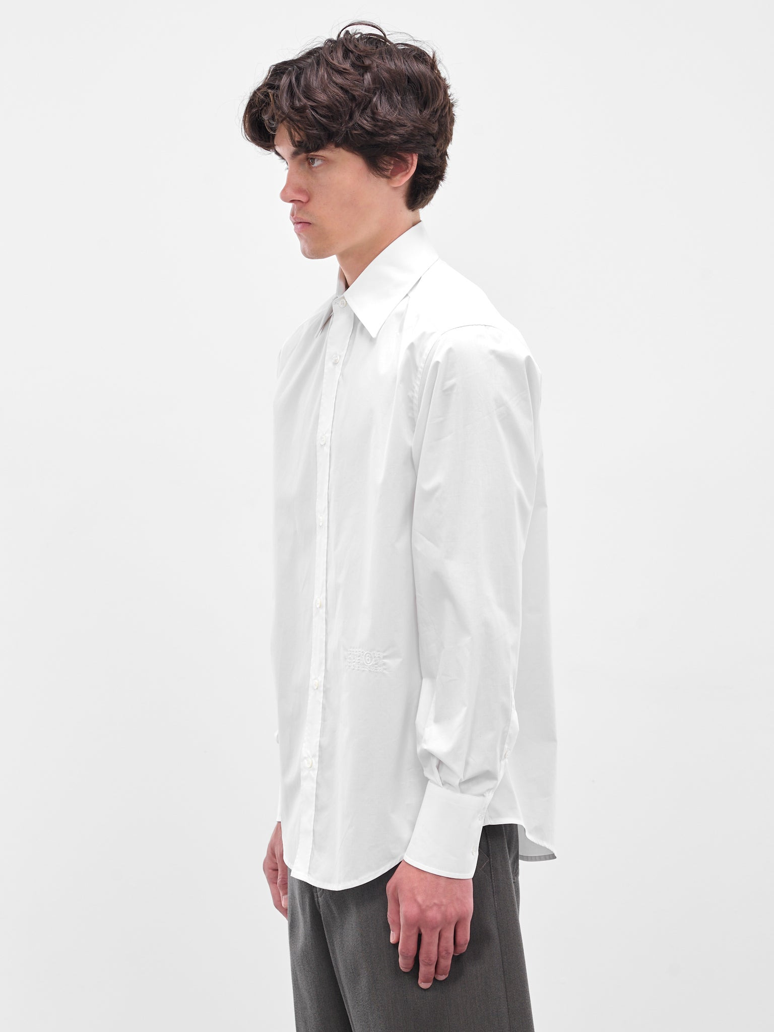 White Classic Dress Shirt - 2