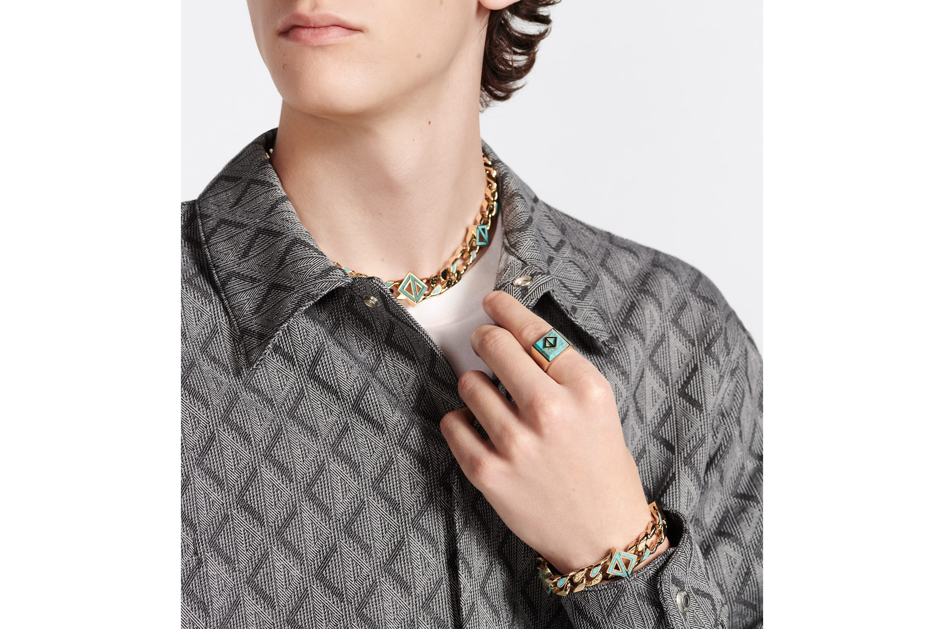 CD Diamond Signet Ring - 5