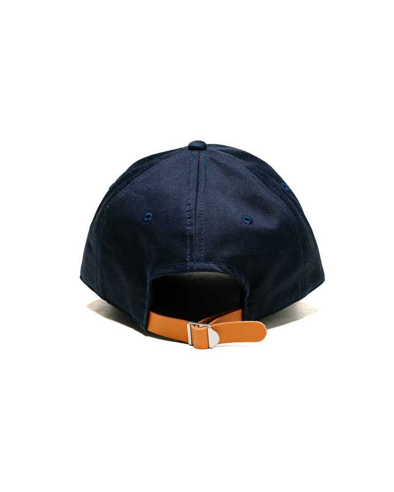 The Real McCoys MA23001 Logo Baseball Cap Navy outlook
