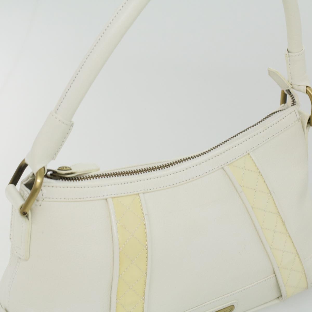 Burberry Shoulder Bag Leather White - 6