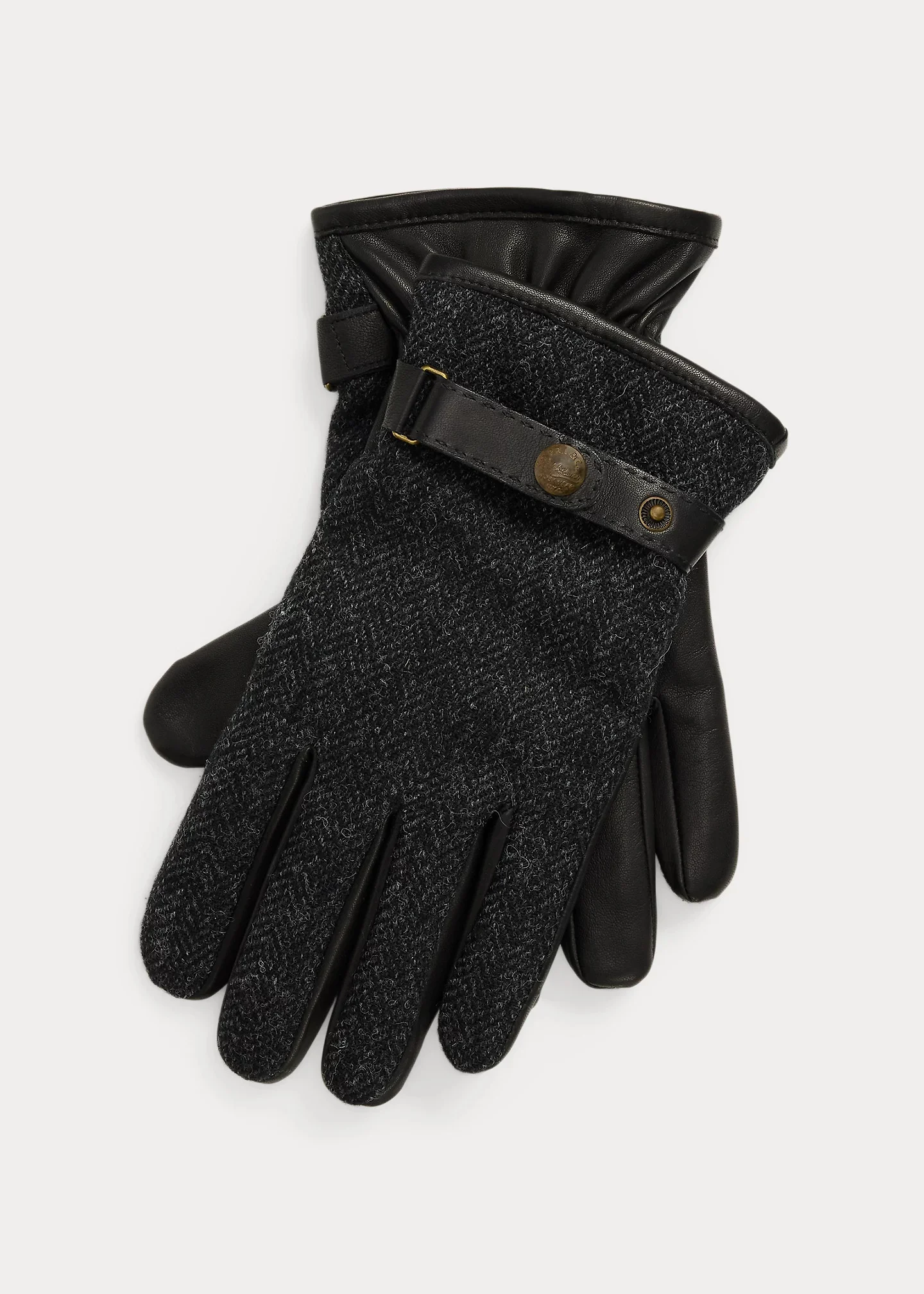 Cashmere-Lined Wool & Sheepskin Gloves - 1