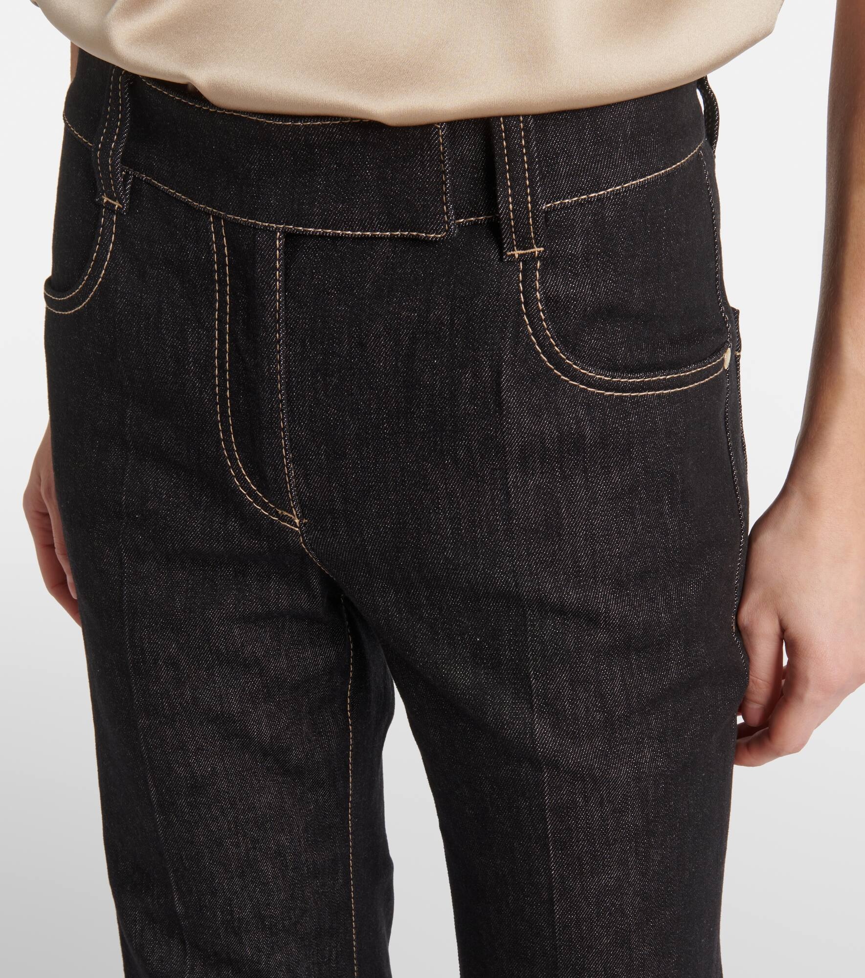 Mid-rise bootleg jeans - 4