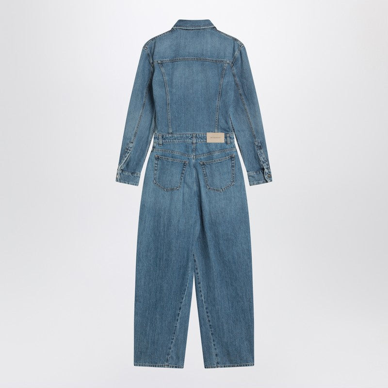 Givenchy Light Blue Denim Jumpsuit Women - 2