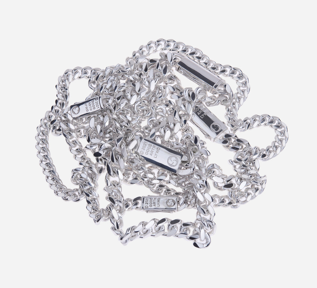 Cuban Link Bracelet - Sterling Silver - 4