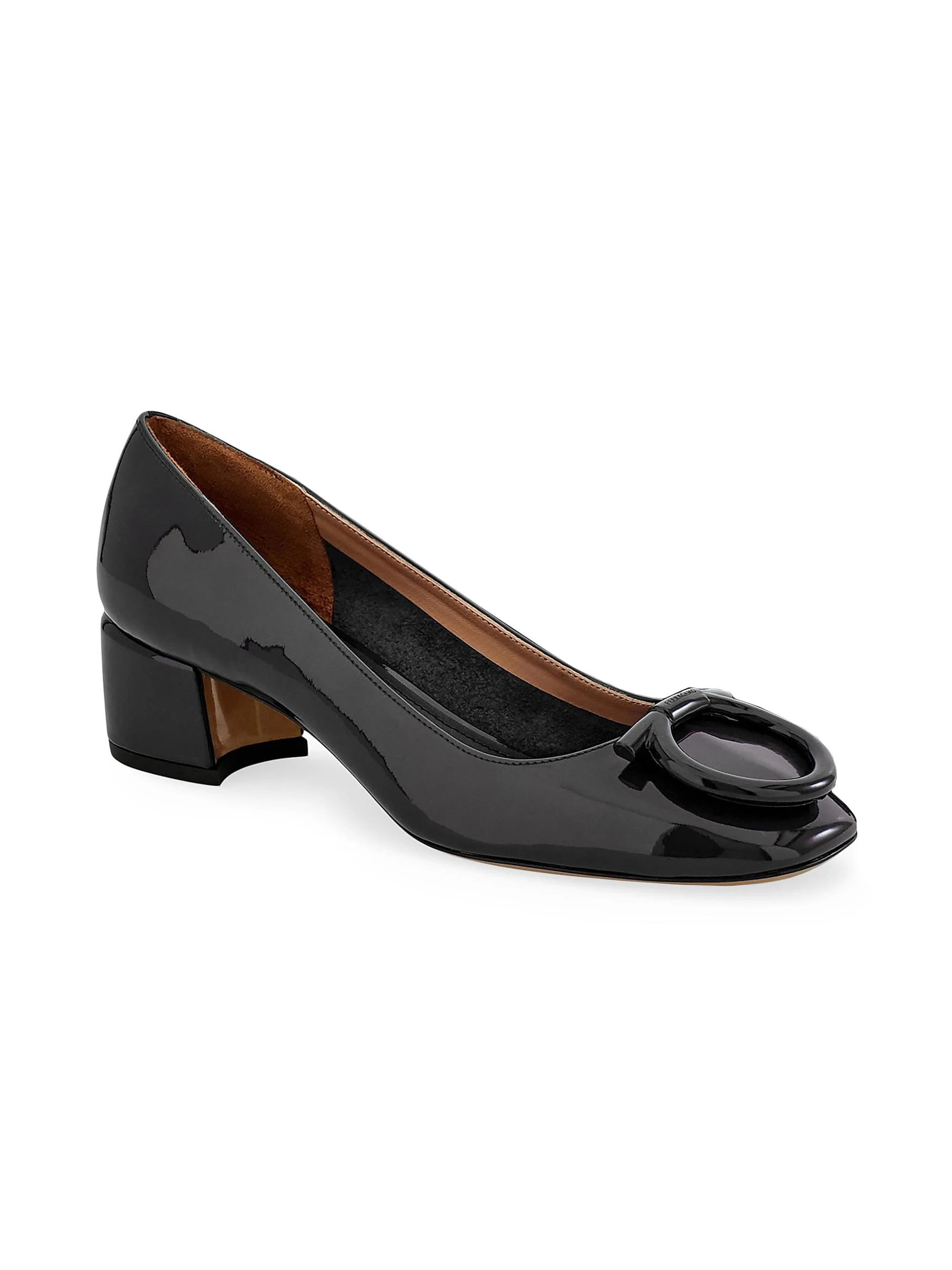 Women's Mara 40MM Patent Leather Pumps - Nero - 1