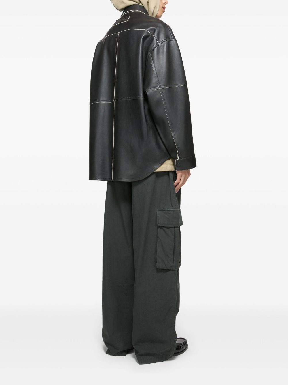 cotton cargo pants - 4