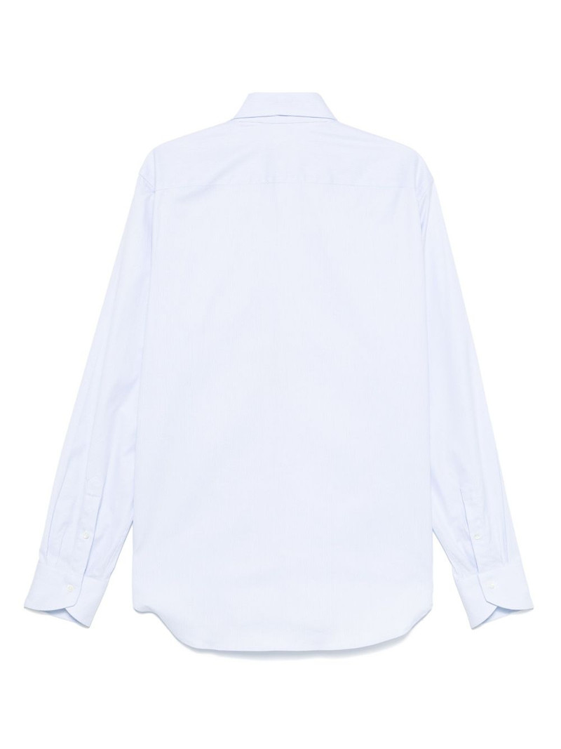 Canali pattern-jacquard shirt outlook