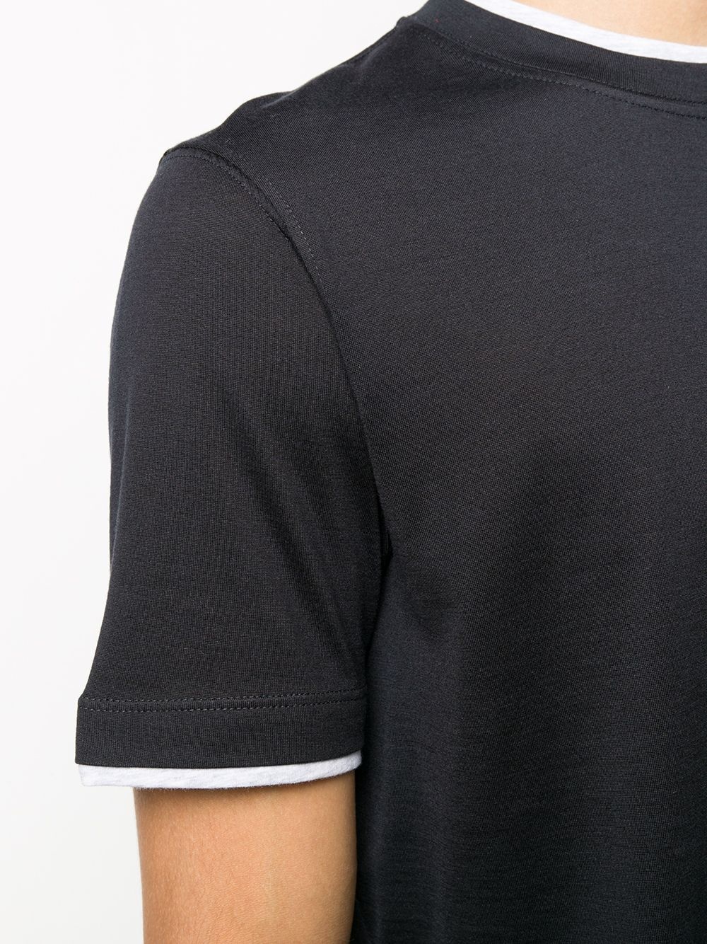 contrat-trim T-shirt - 5