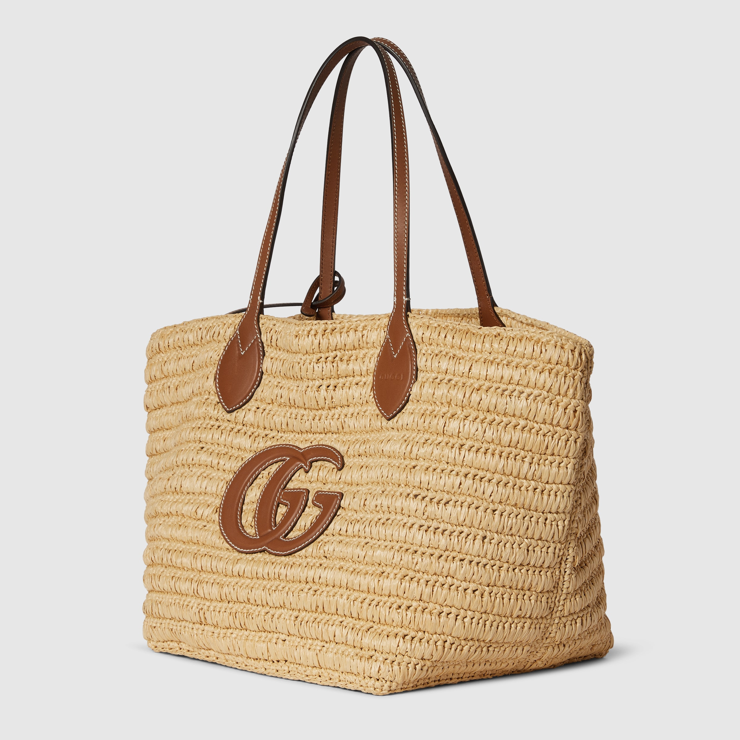 Woven medium tote bag - 2