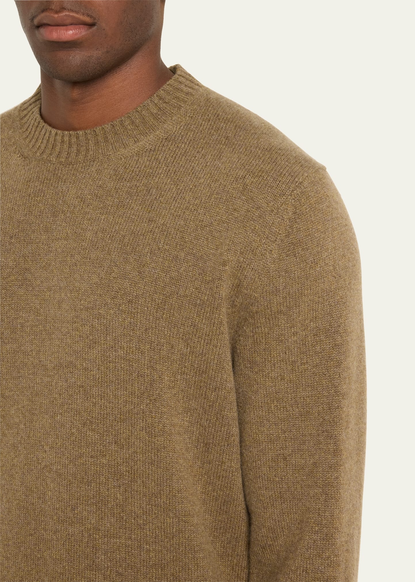 Men's Girocollo Baby Cashmere Crewneck Sweater - 5