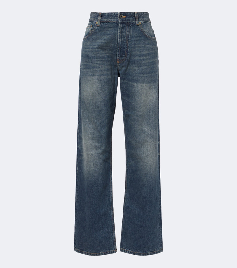 Faded straight jeans 1