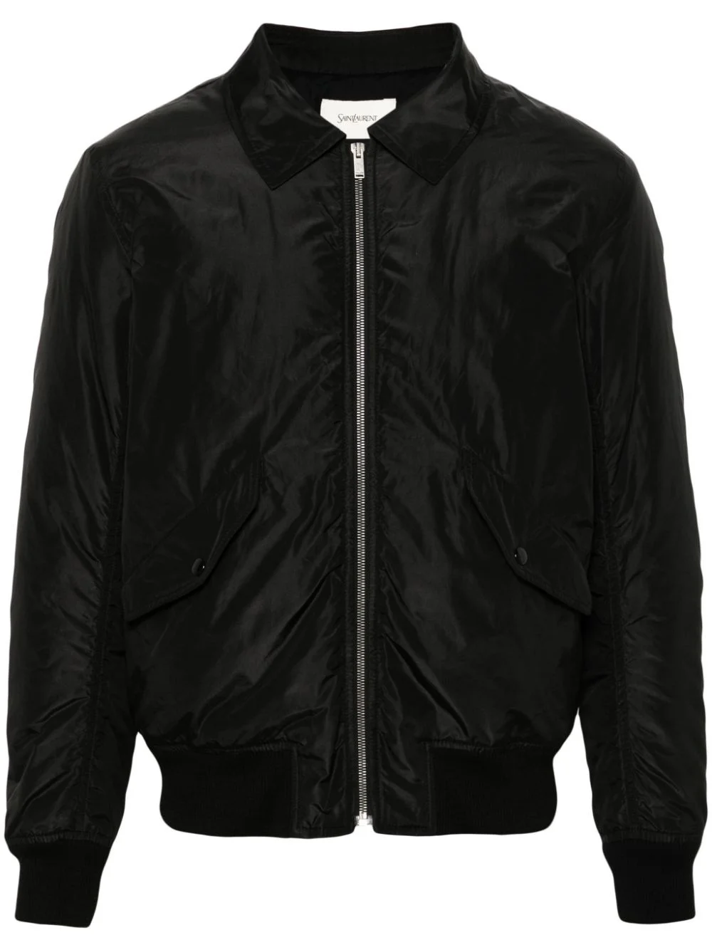 silk bomber jacket - 1