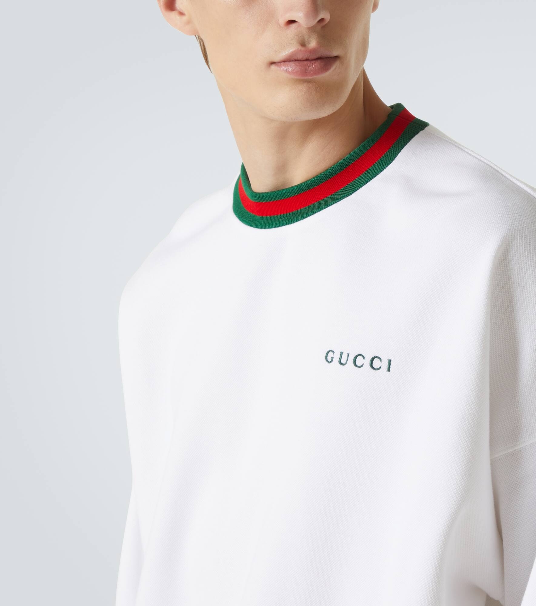 Logo cotton-blend sweatshirt - 5