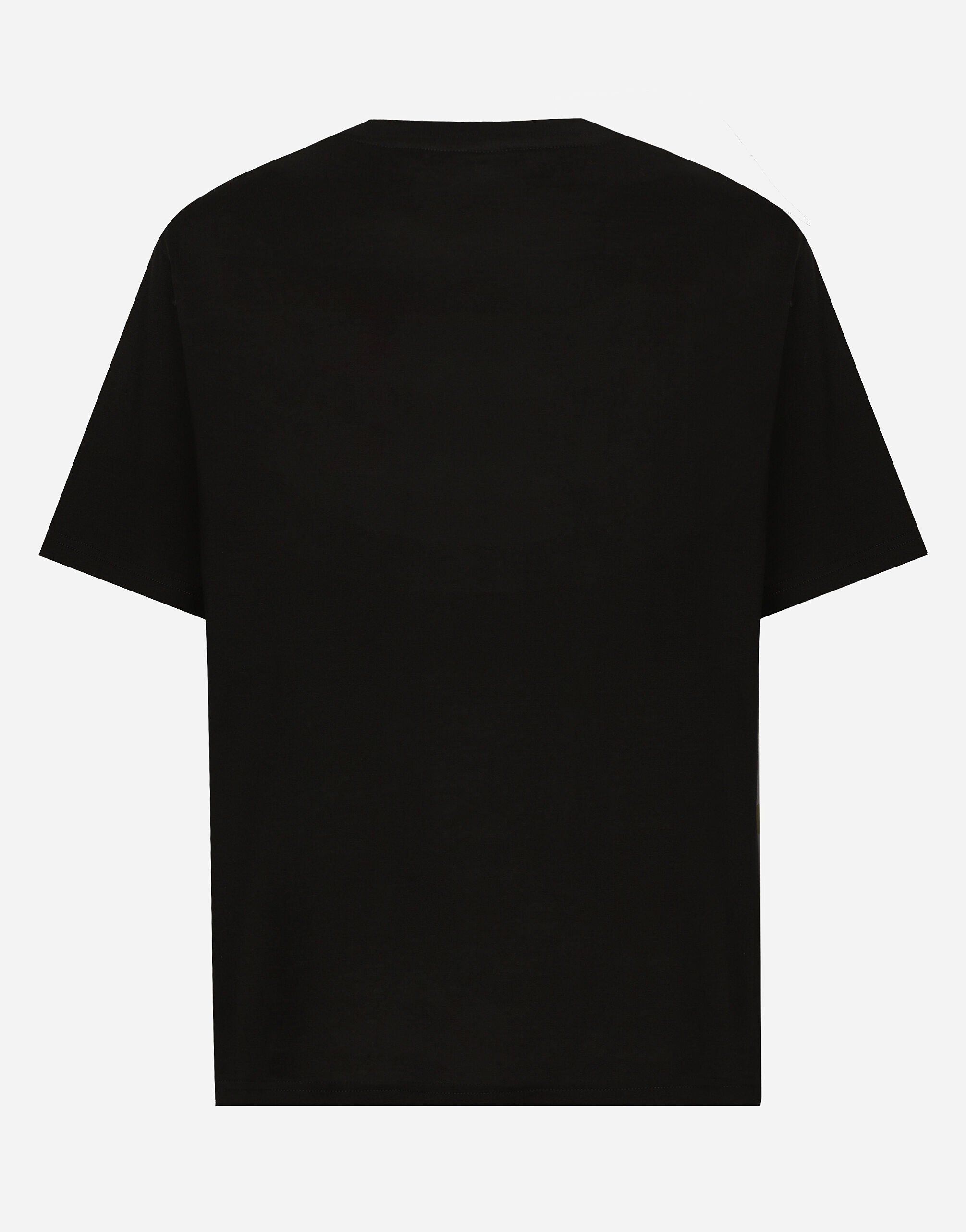 Cotton T-shirt with logo embroidery - 7
