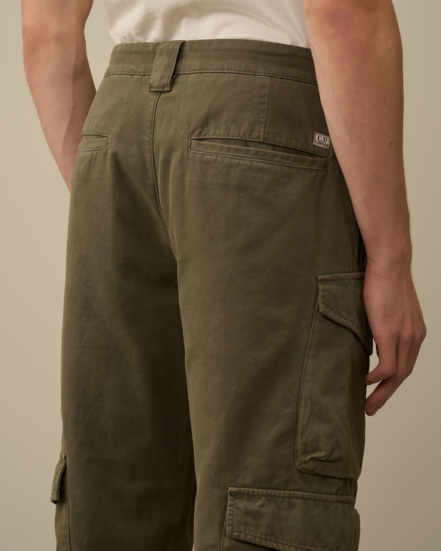 Vintage Army Structure Regular Cargo Pants - 5