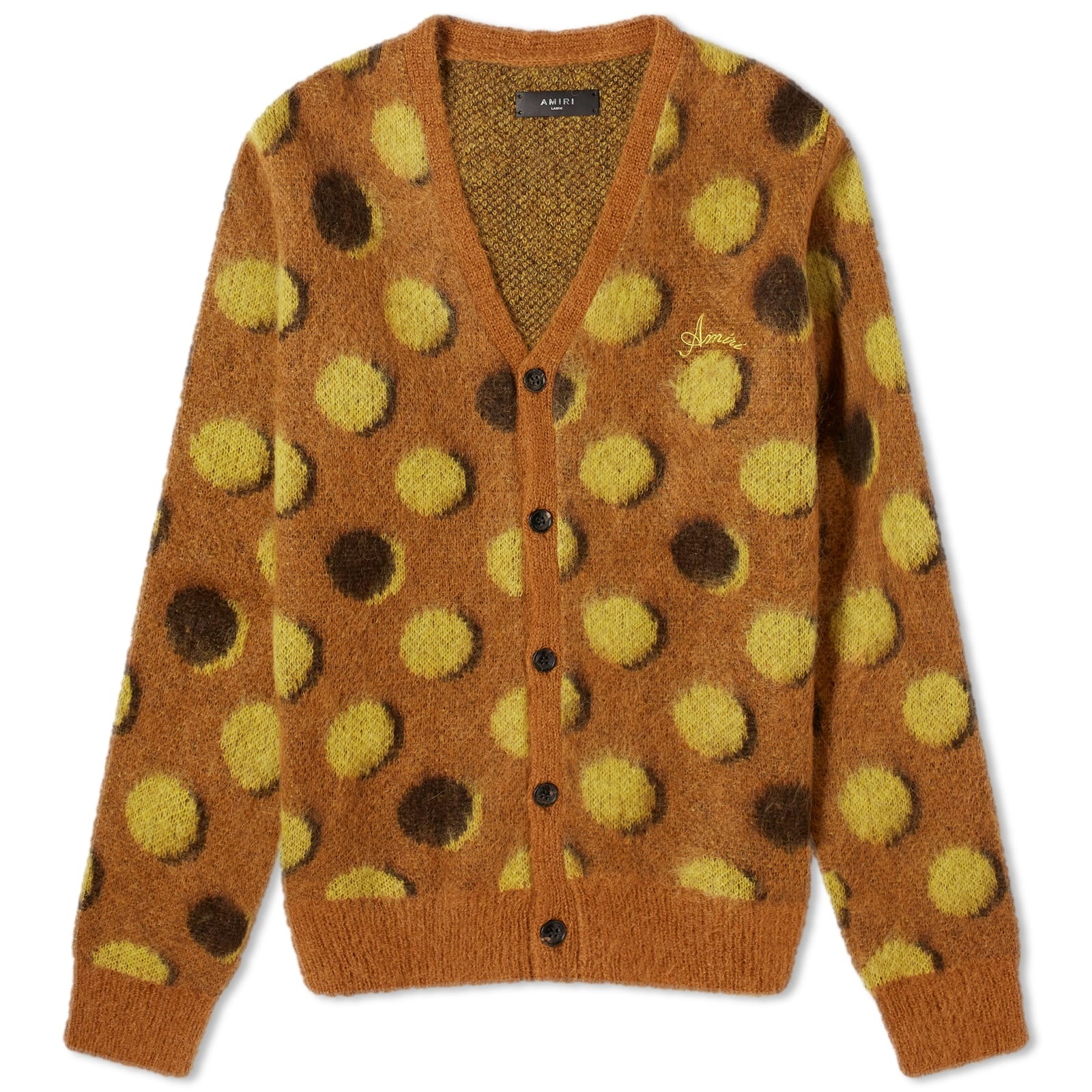AMIRI Polkadot Mohair Cardigan - 1