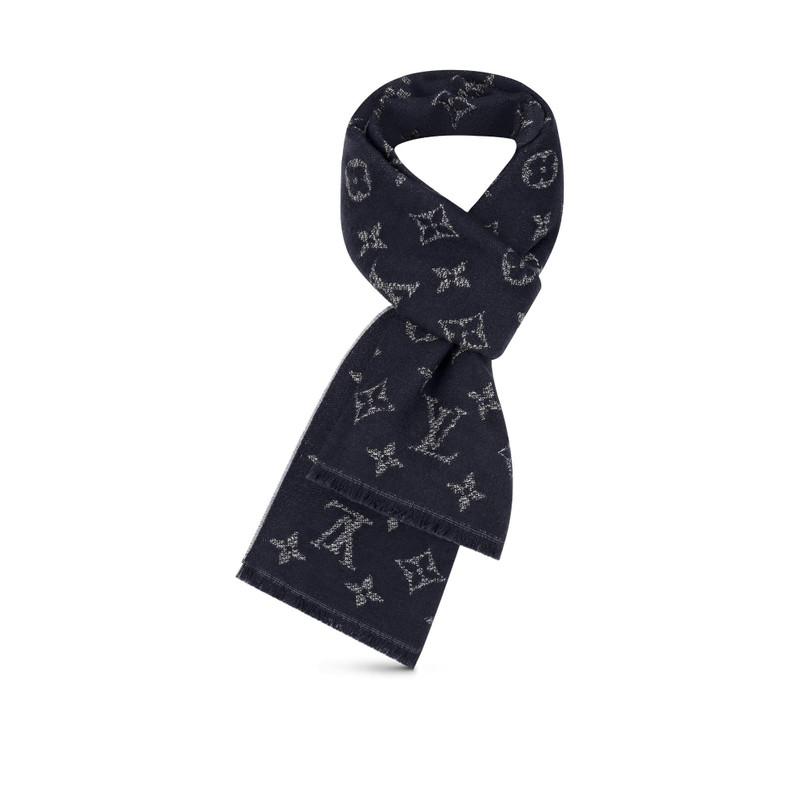 Monogram Denim Scarf 3
