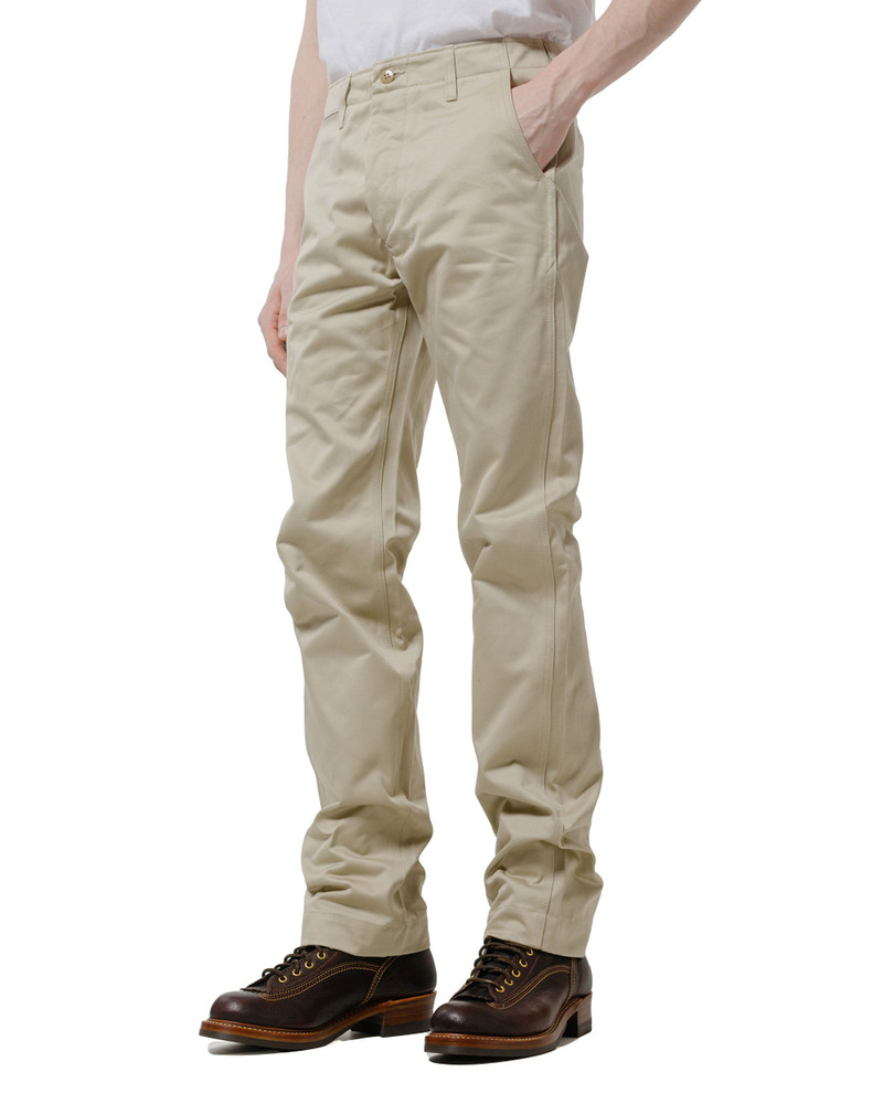 The Real McCoys MP19010 Blue Seal Chino Trousers Beige outlook