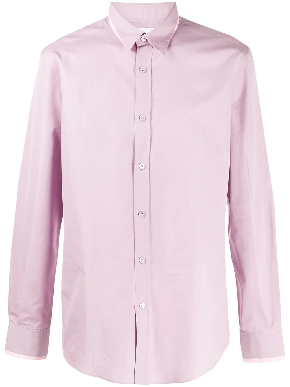 double-collar long-sleeved shirt - 1