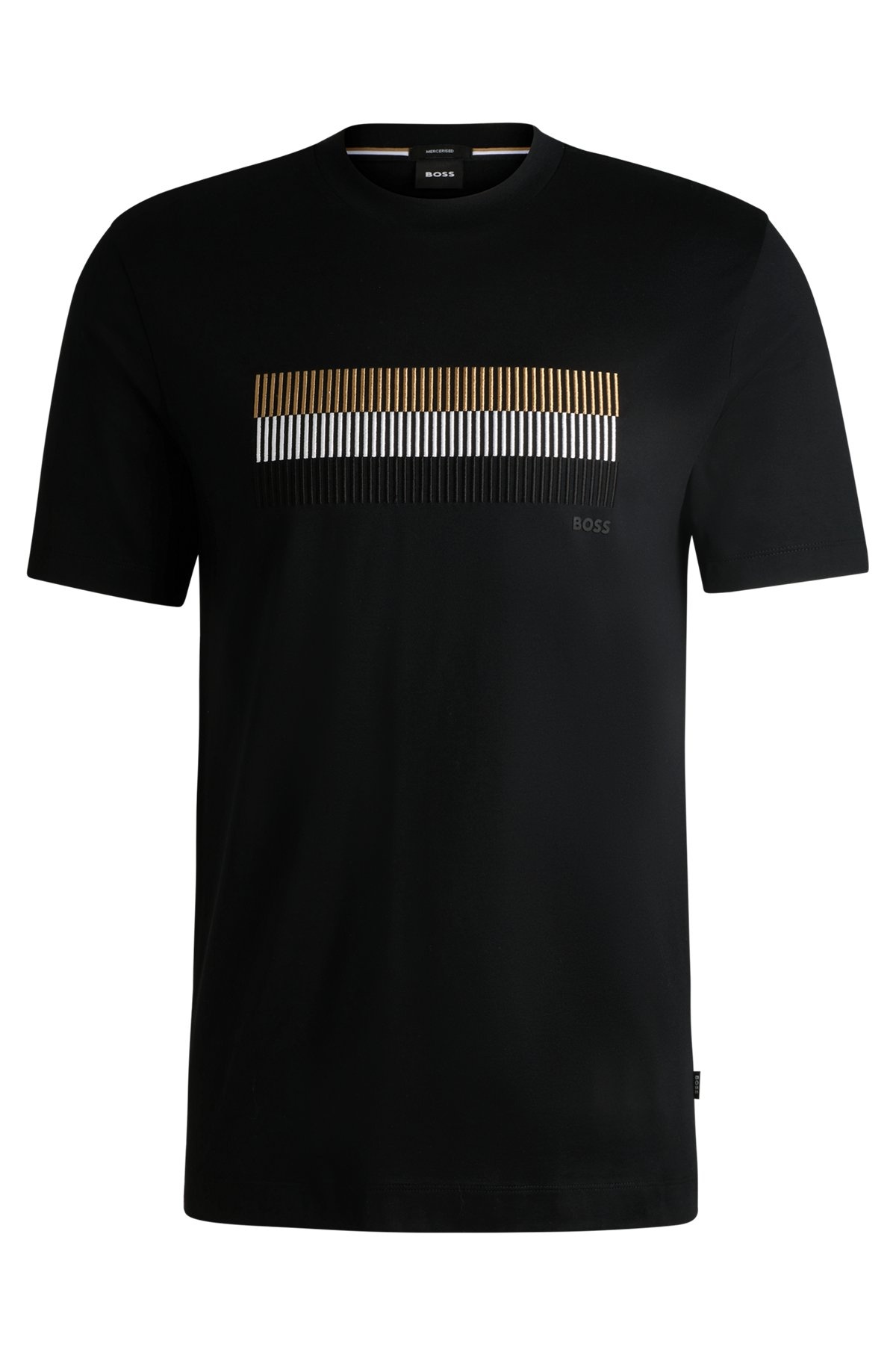 MERCERIZED-COTTON T-SHIRT WITH BRAND ARTWORK - 1