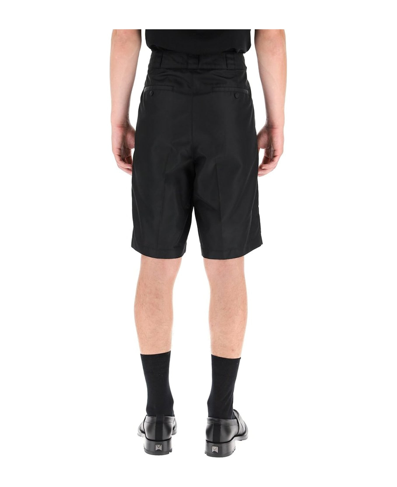 Flower Embroidery Bermuda Shorts - 3
