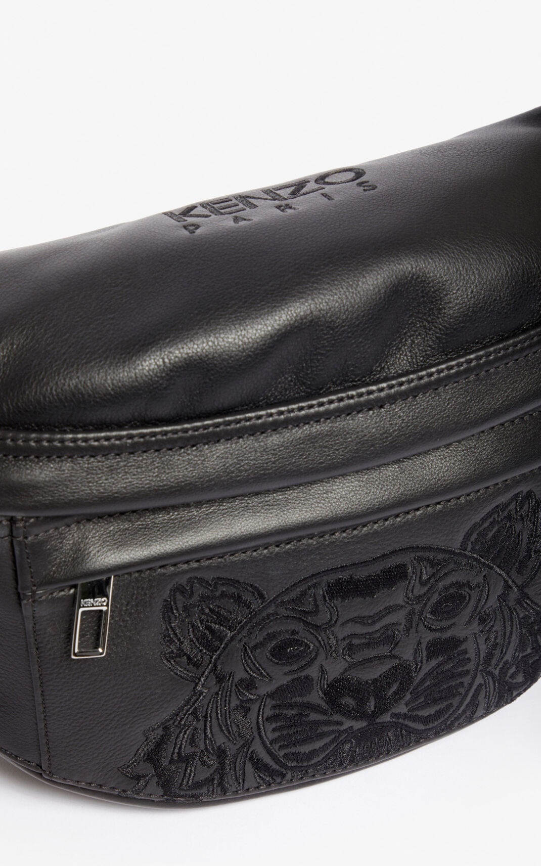 Leather 'Kampus' Tiger bumbag - 3