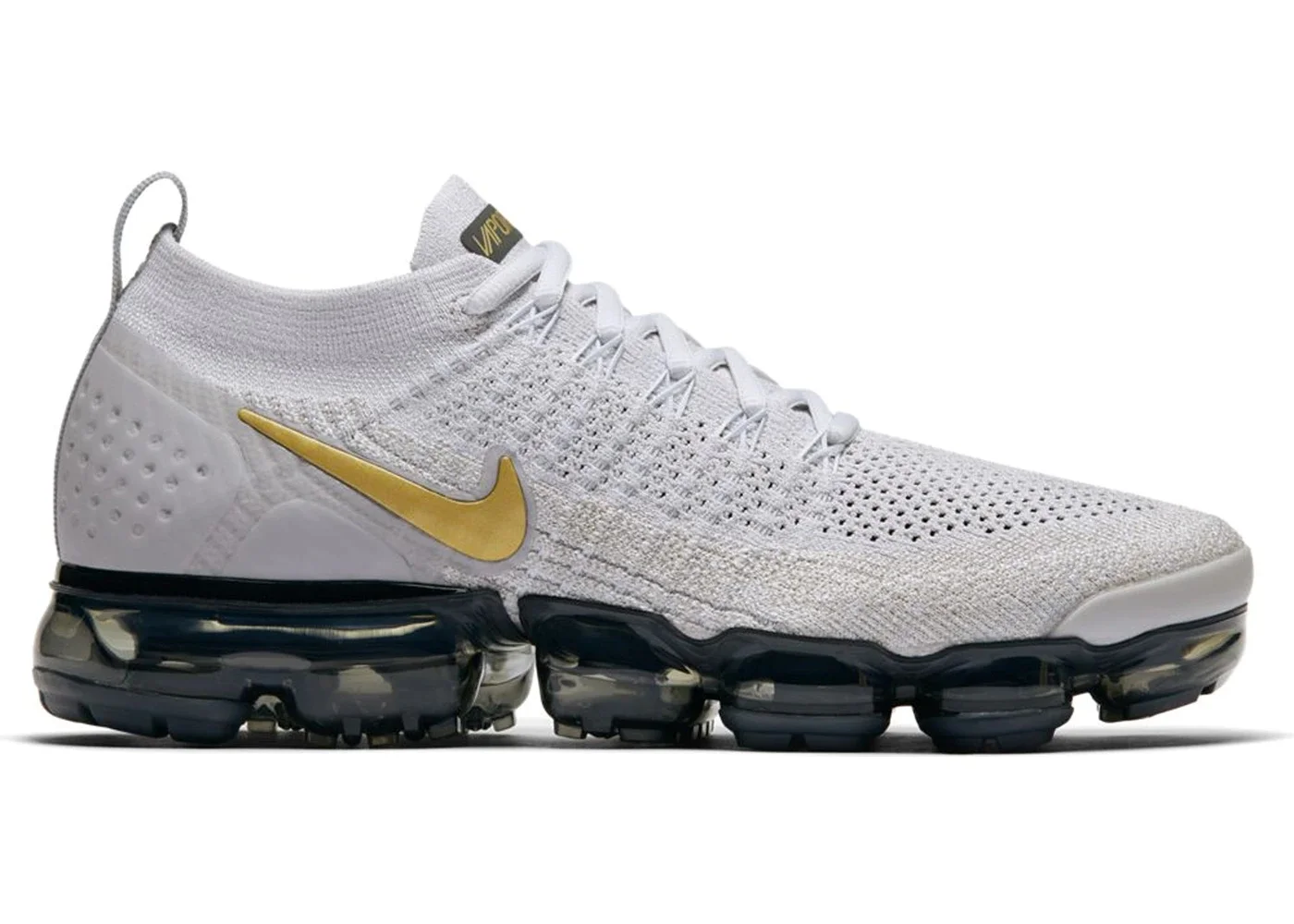 Nike Air VaporMax 2 Vast Grey Metallic Gold (W) - 1