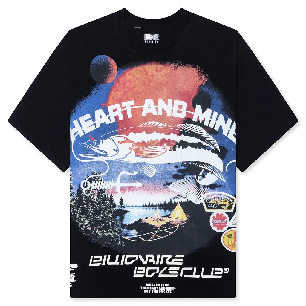 HOOK S/S TEE - BLACK - 1