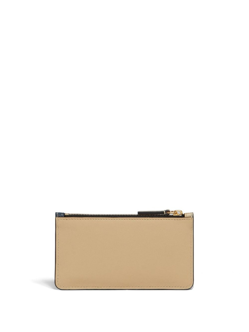 Marni embossed-logo cardholder outlook