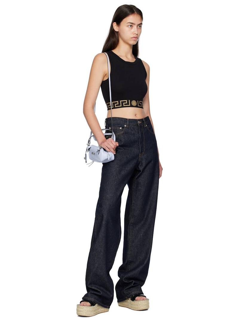 VERSACE Black Medusa Platform Espadrilles Heeled Sandals outlook