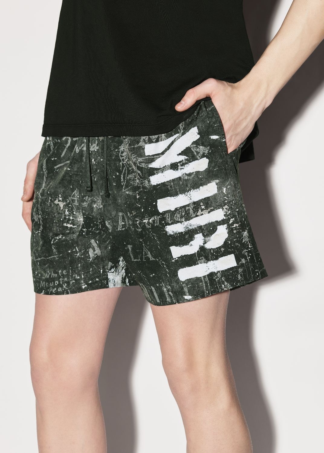 STENCIL MILITARY SWIM TRUNK - 5