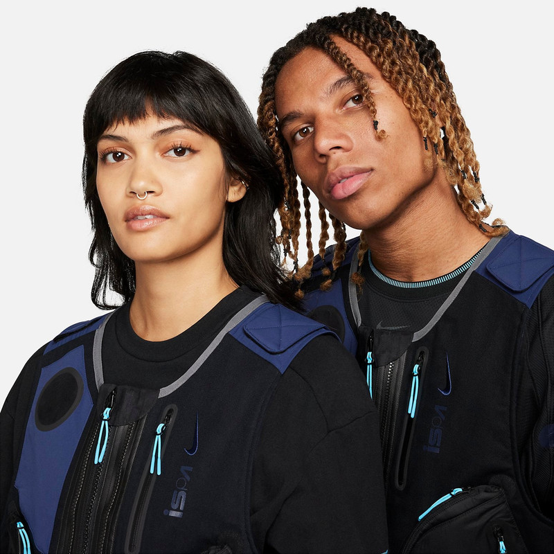 Nike Nike ISPA Gilet 2.0 Vest 'Black Midnight Navy' FB2376-010 outlook