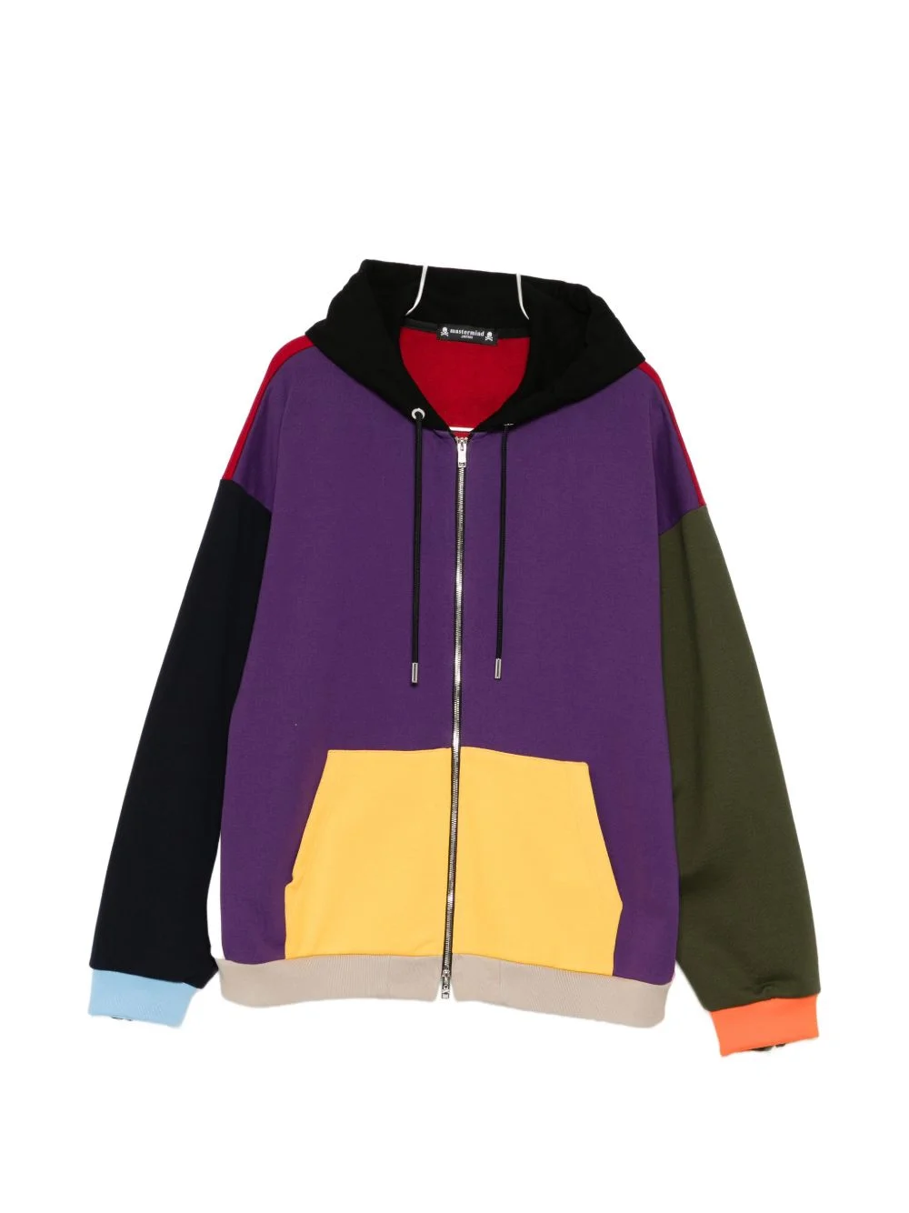 colour-block hoodie - 1
