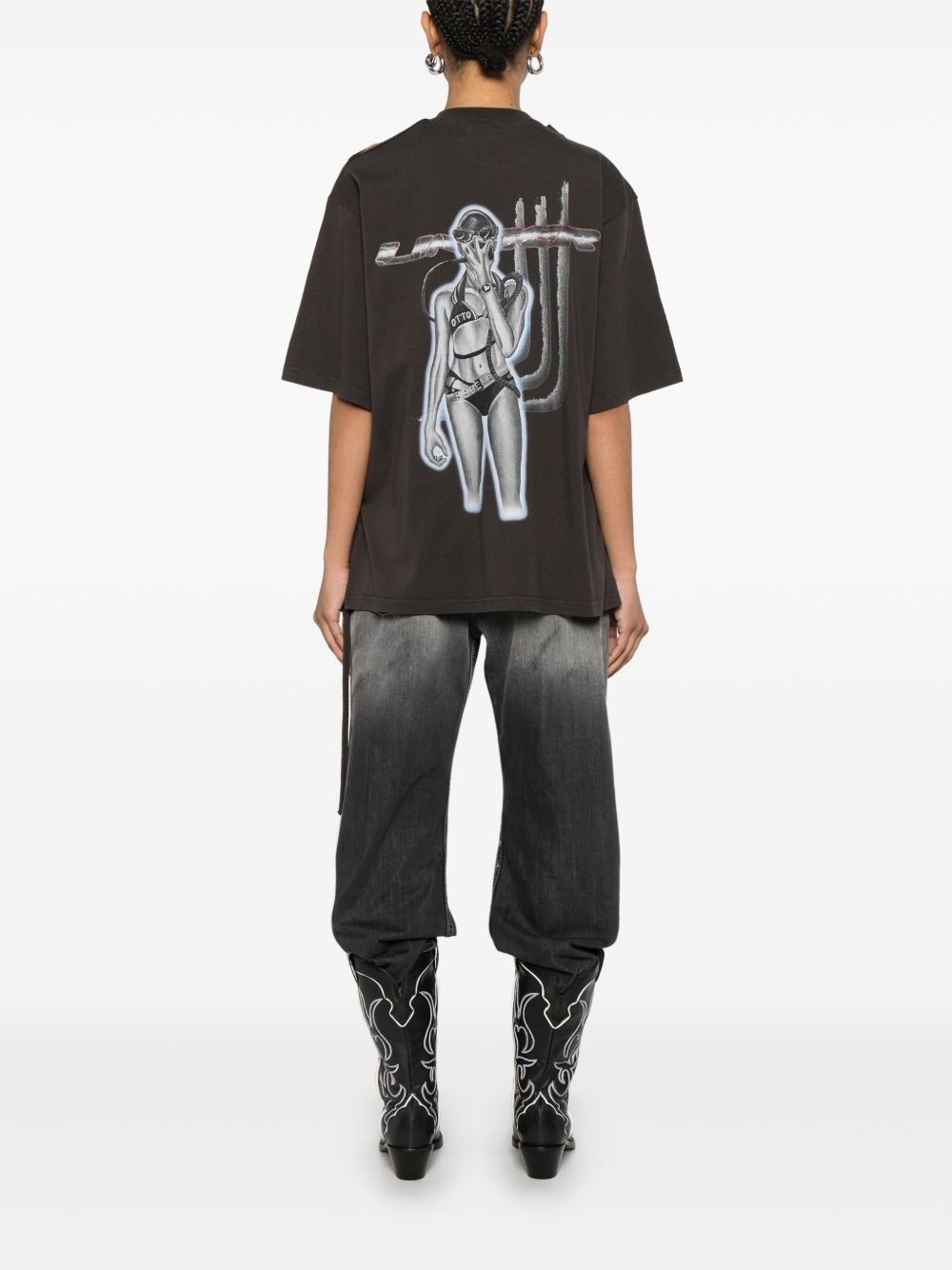 logo-print T-shirt - 4