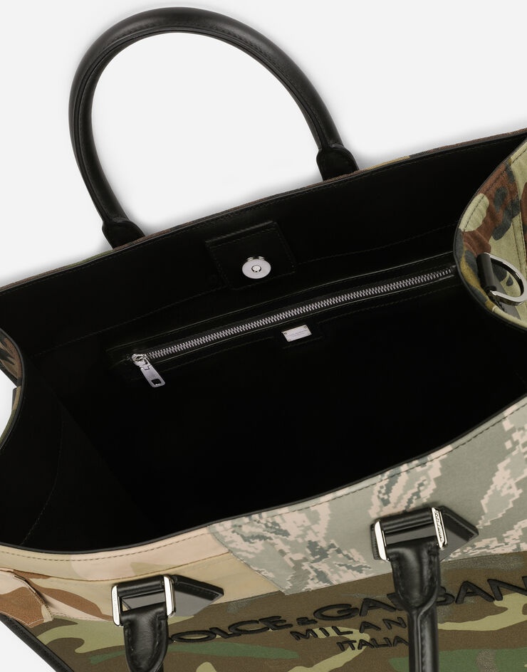 Camouflage patchwork shopper - 5