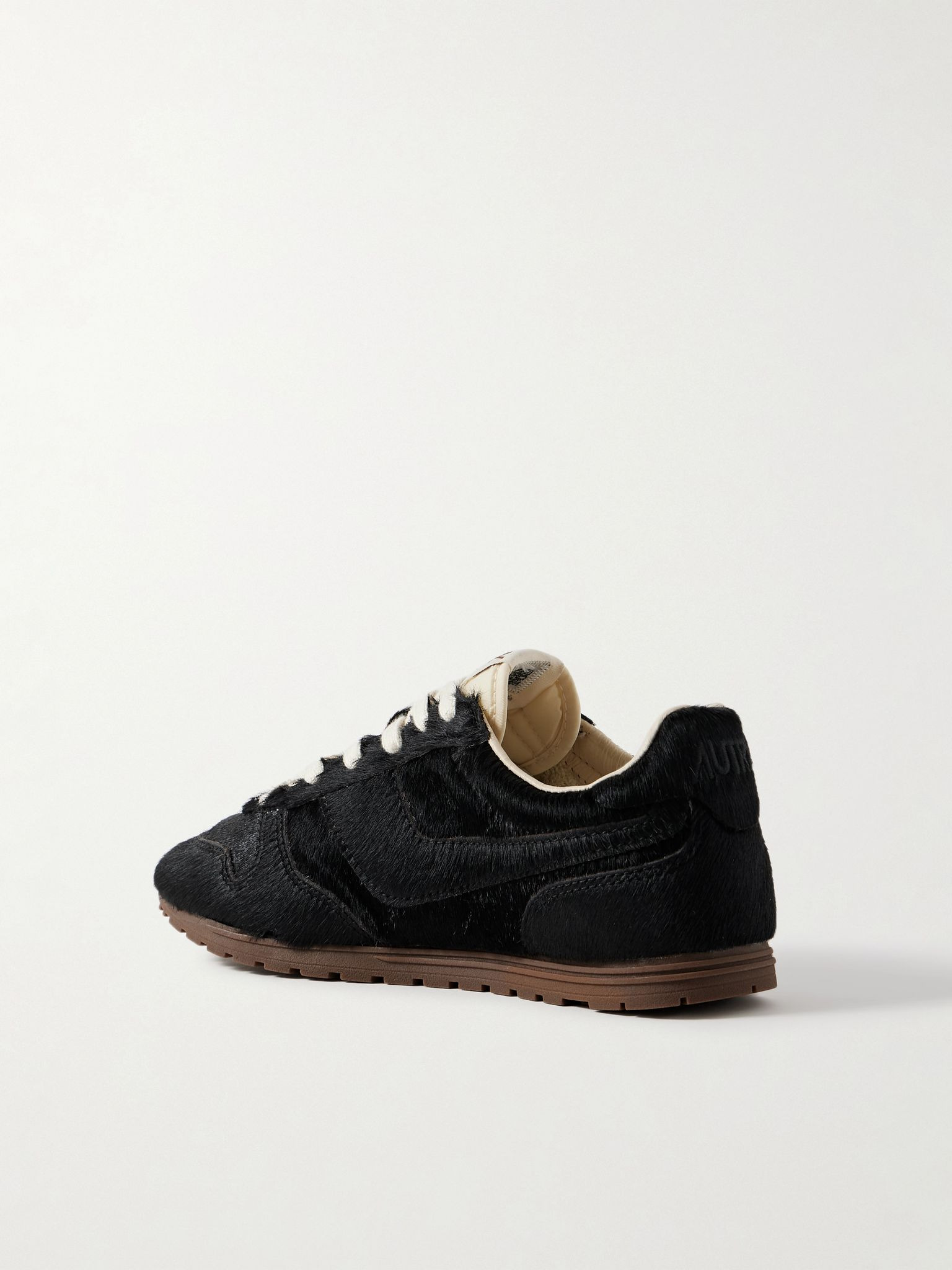 Windspin calf hair sneakers Black - 3