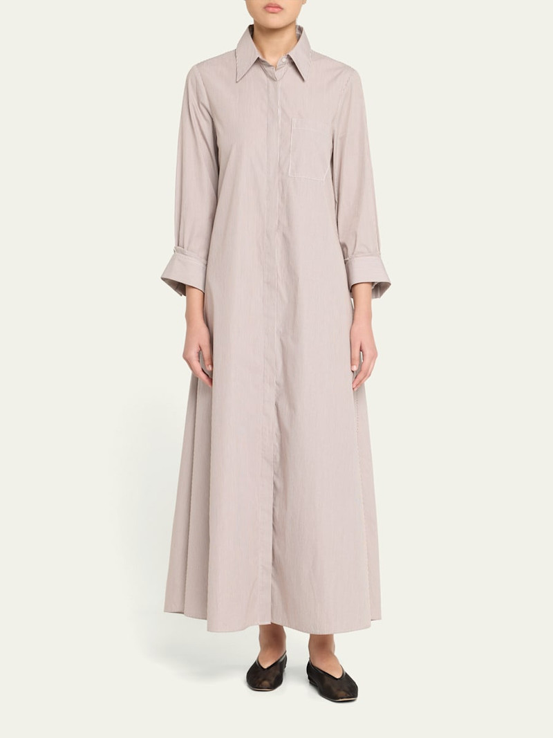 TWP Jennys Striped Maxi Shirtdress outlook