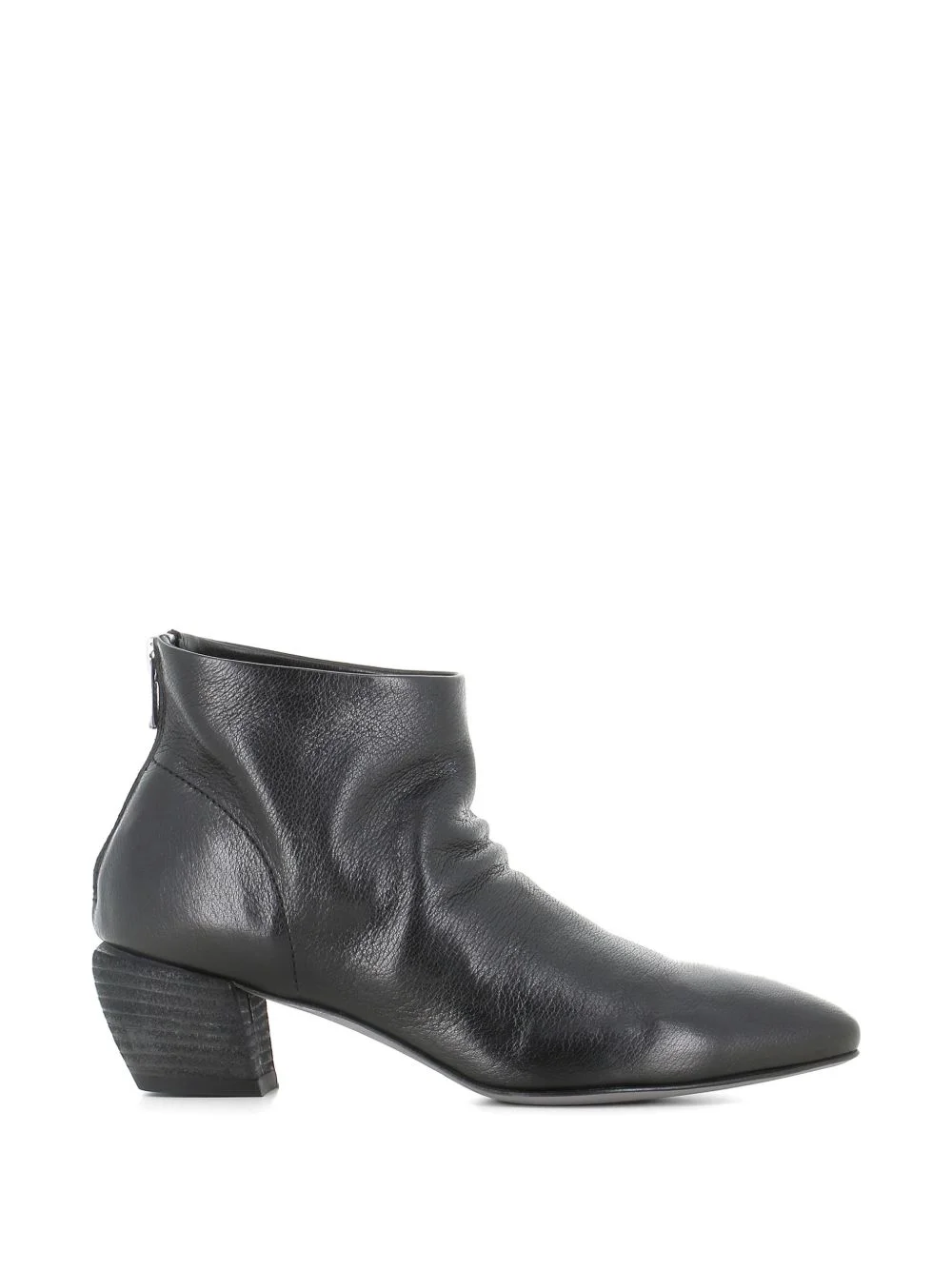 pointed-toe zip boots - 1