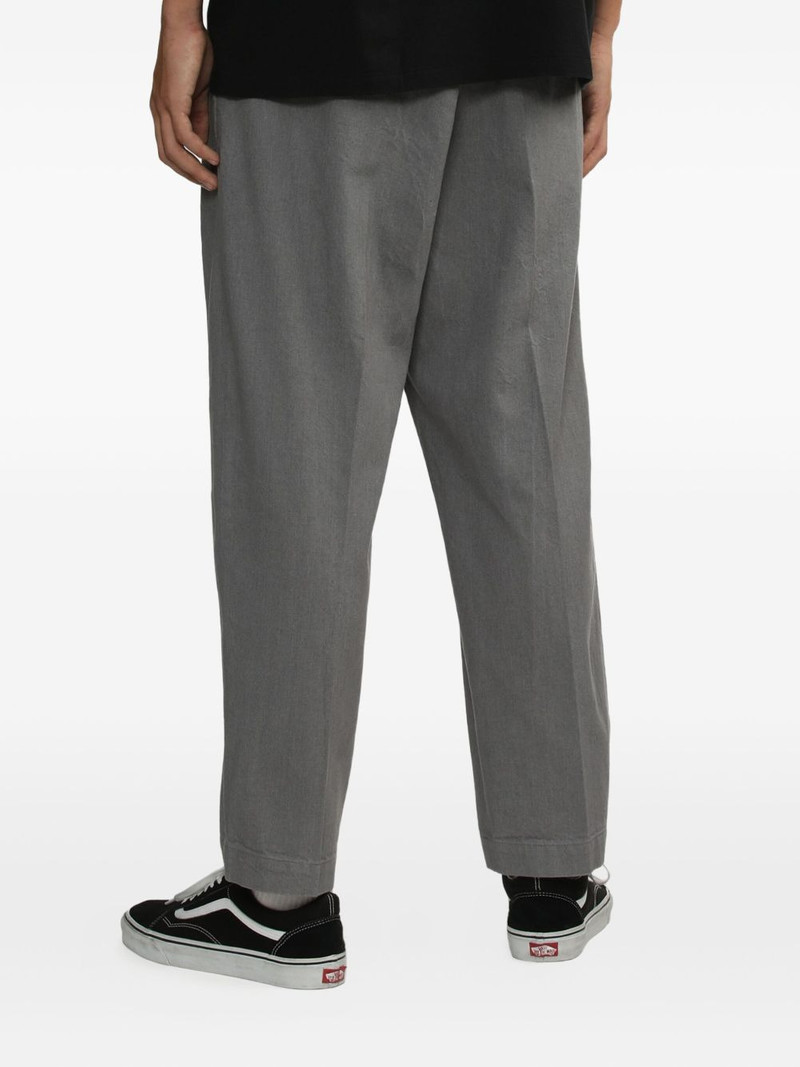 pleated-pocket cuffed trousers 4