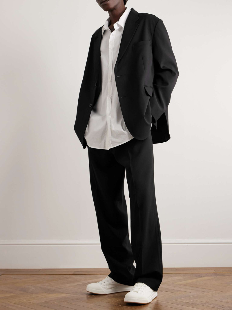 The Frankie Shop Beo Wide-Leg Pleated Woven Suit Trousers outlook