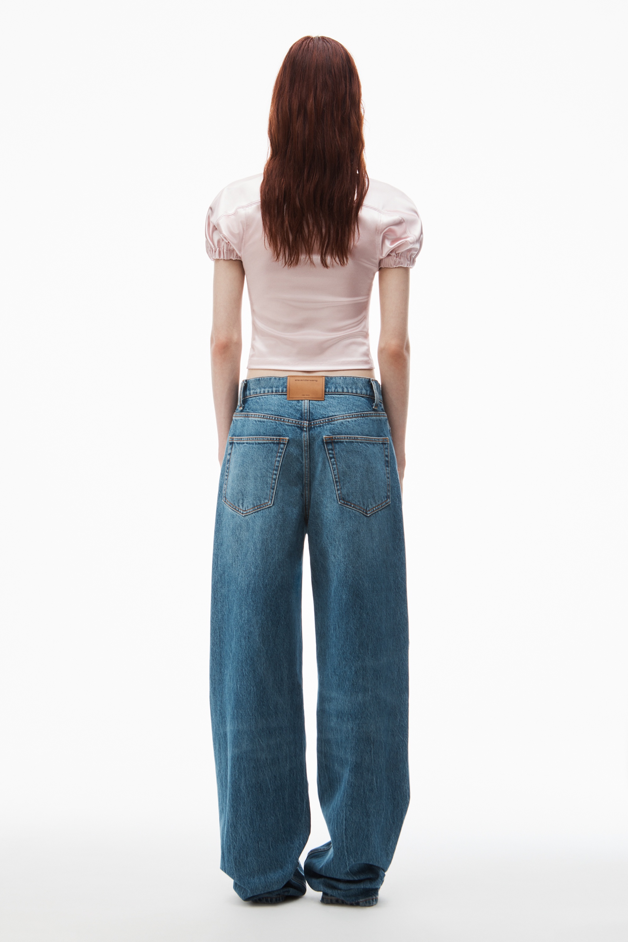 Laser Distressed Logo Jeans - 5