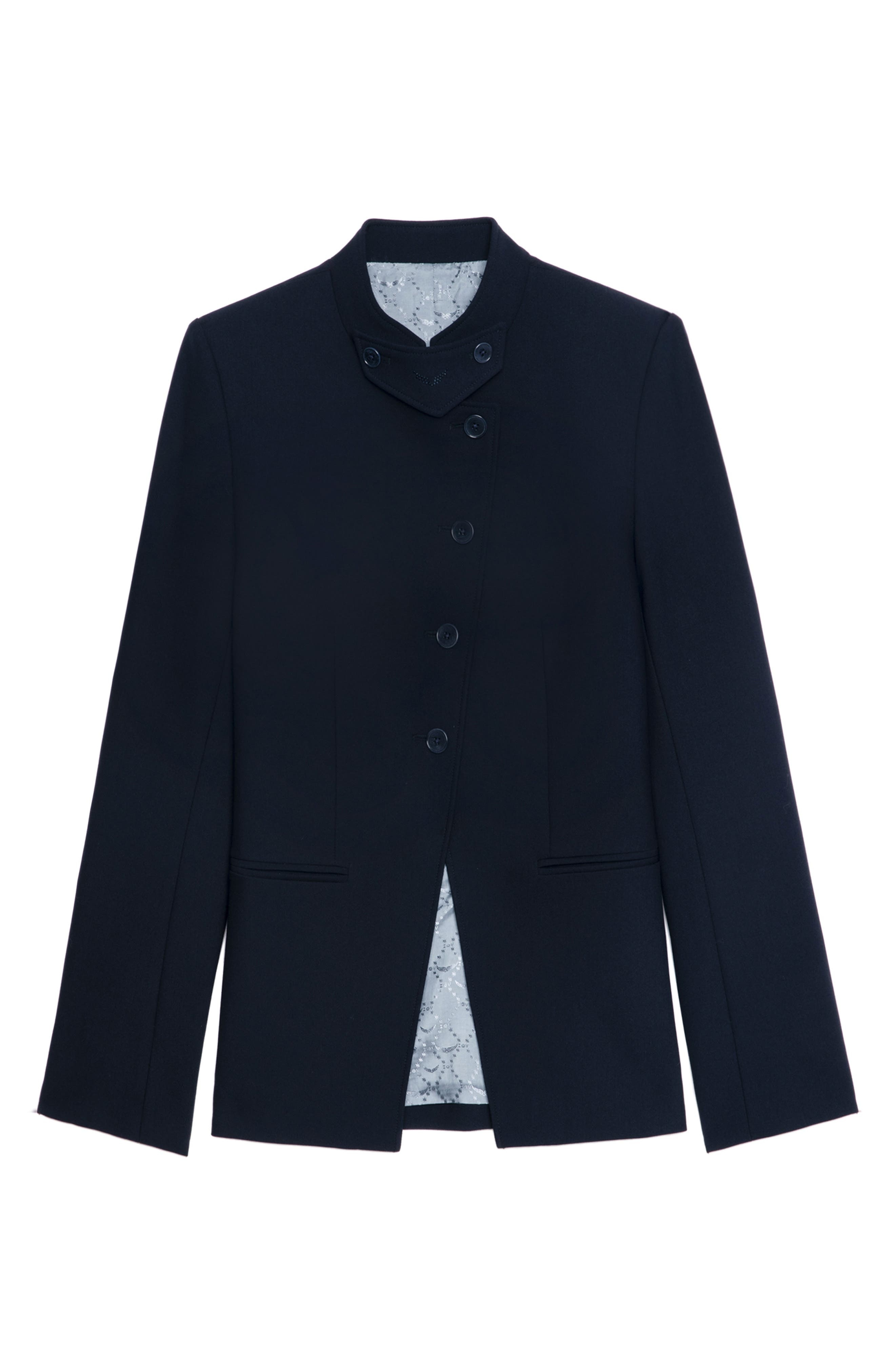 Zadig & Voltaire Verysa Jacket in Encre at Nordstrom - 5