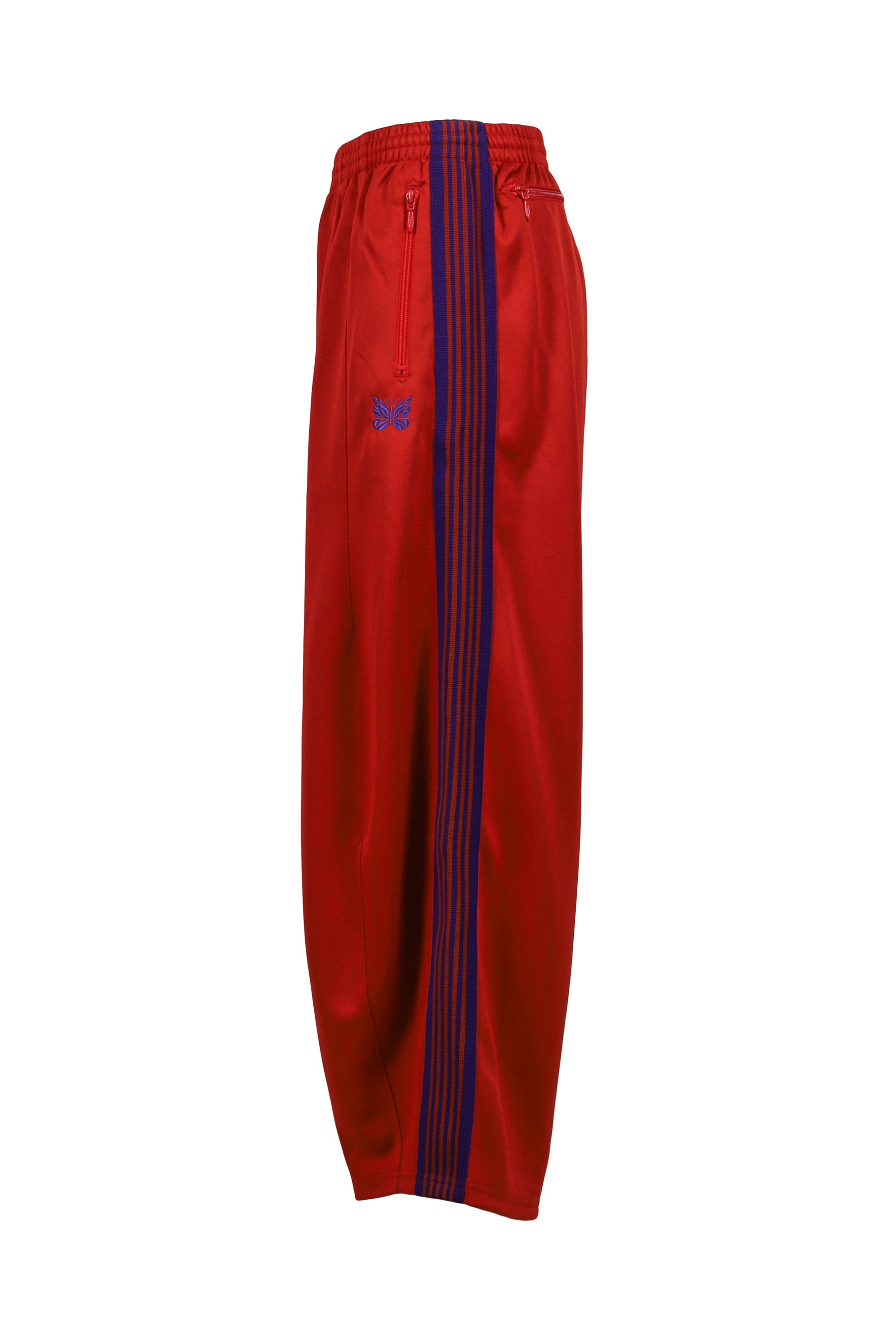 H.D. TRACK PANT - POLY SMOOTH / RED - 3
