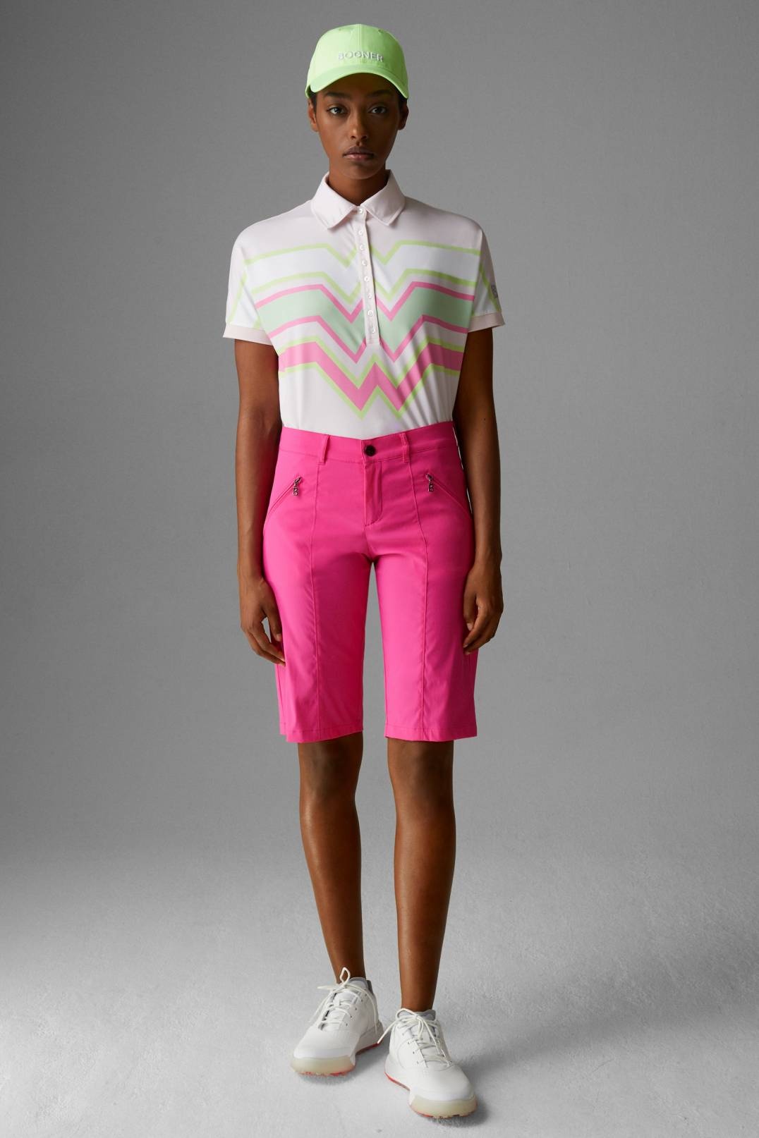 ZENA FUNCTIONAL BERMUDA SHORTS IN PINK - 4