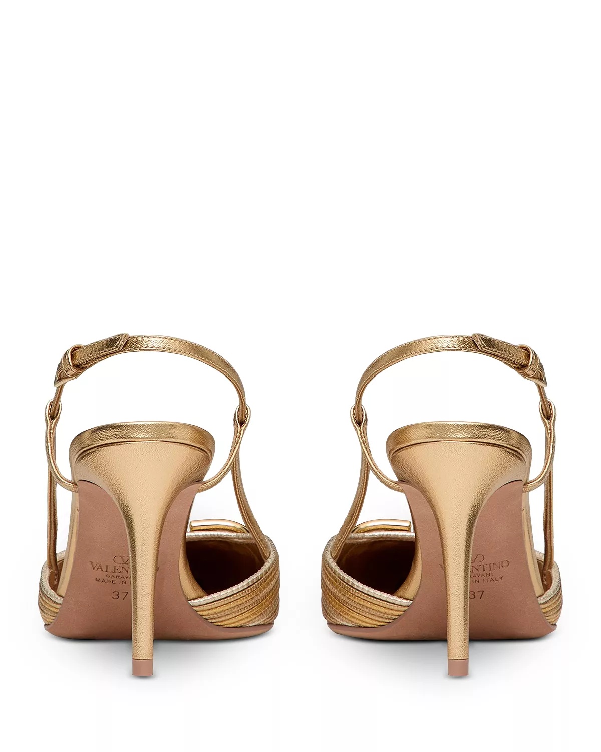 Women's V Logo Signature Slingback Pumps - 5