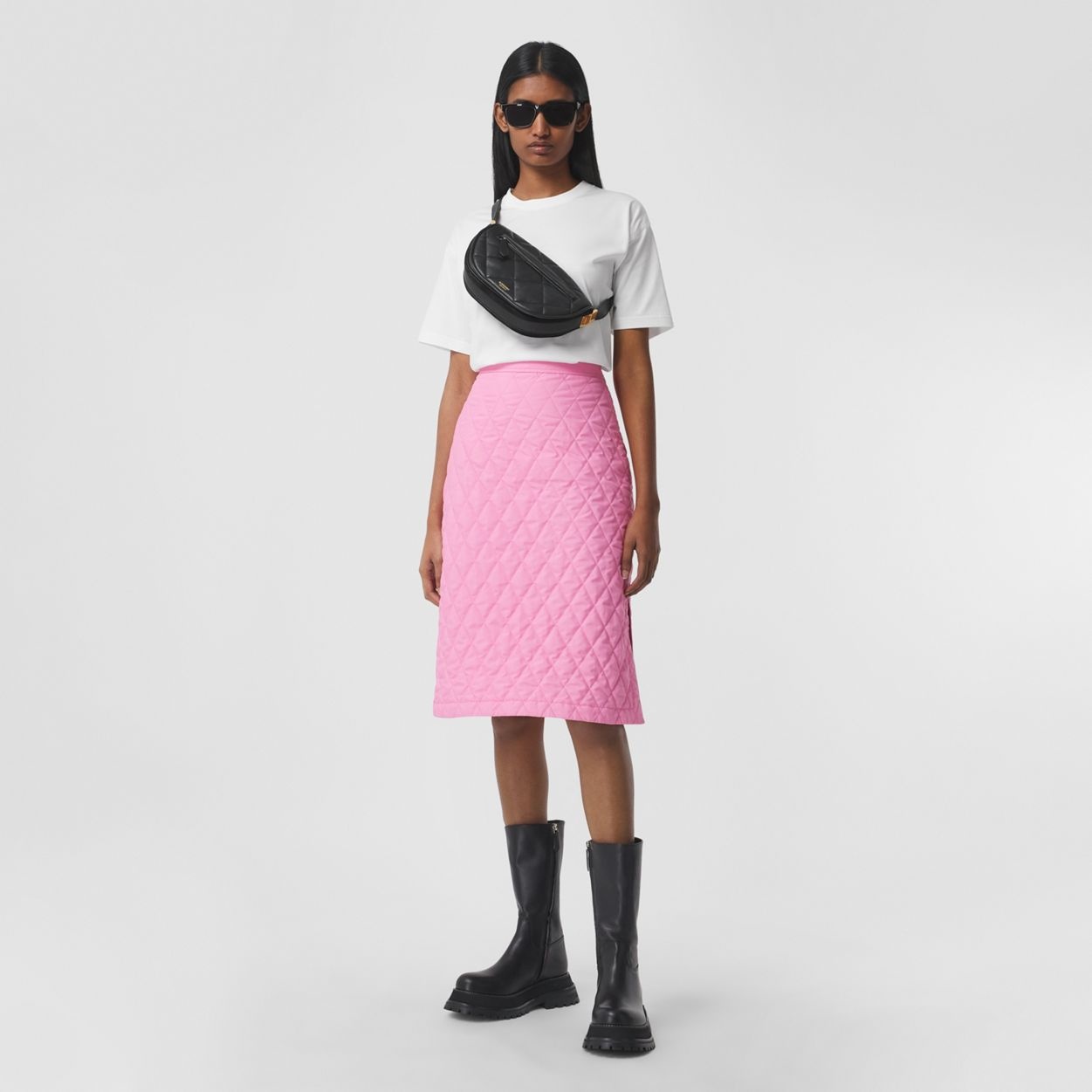 Diamond Quilted Skirt - 2